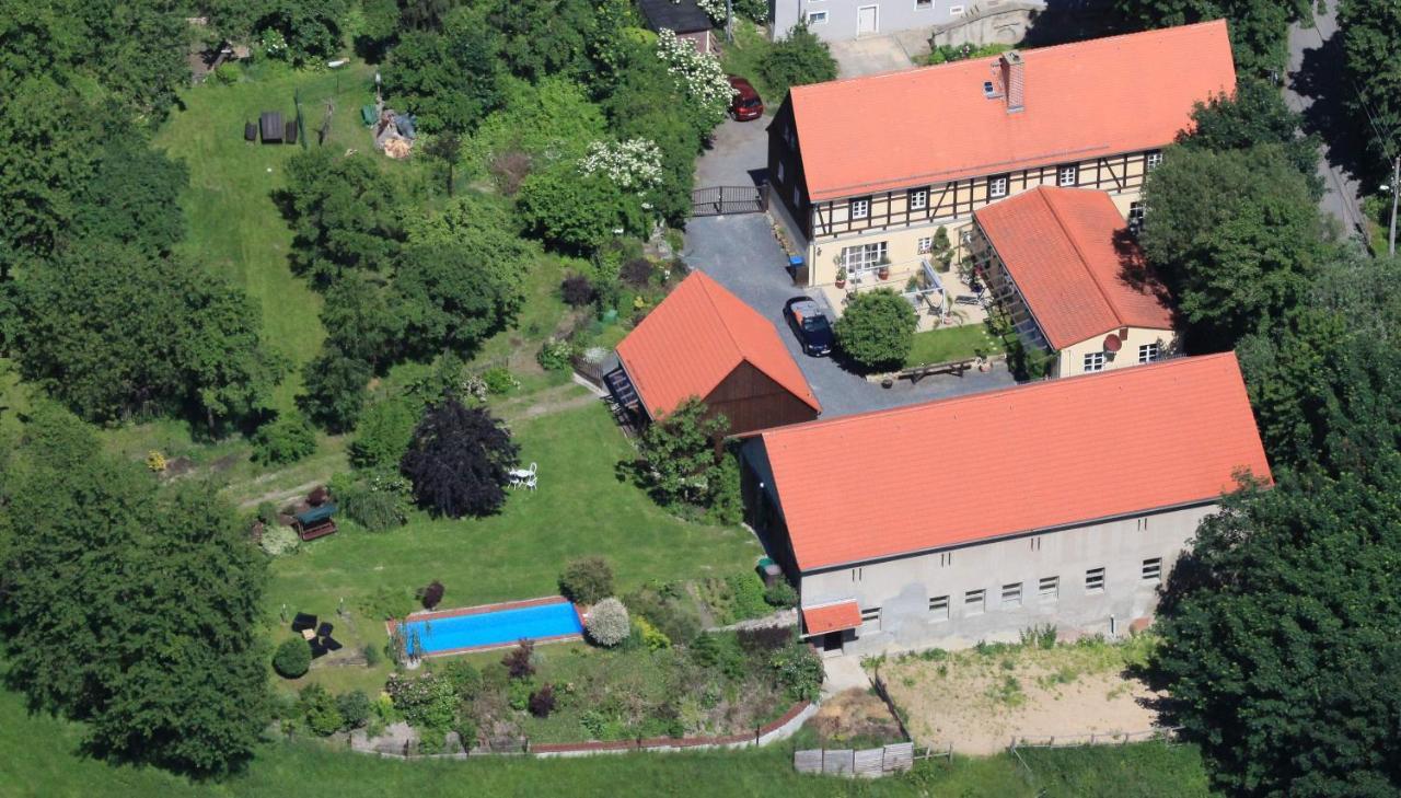 Fachwerkhaus Maxen Villa Muglitztal Buitenkant foto